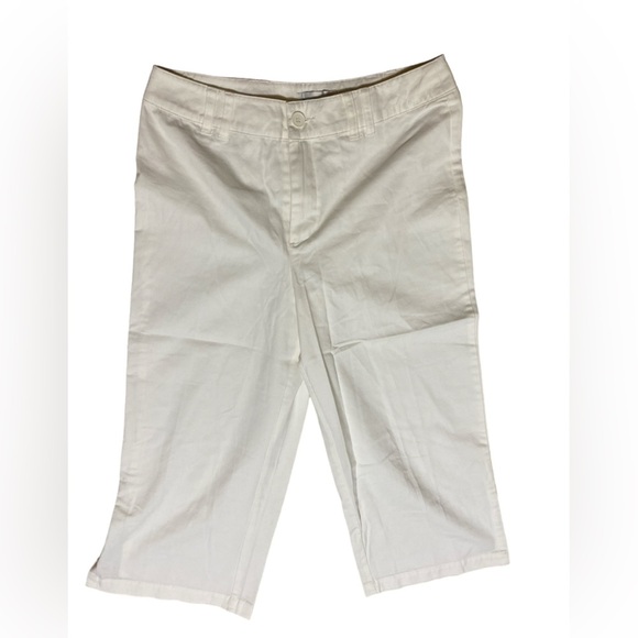 Chadwicks winter white cropped pants women’s size 10, 100% cotton - Picture 3 of 8